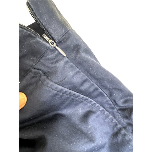 Lizwear Womens Navy Skort Side Zipper/Pockets Size 16 Cotton/Polyester - Picture 4 of 8